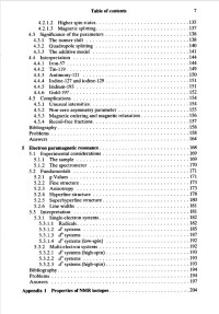 Nmr Nqr Epr and Mossbauer Spectroscopy c3 -