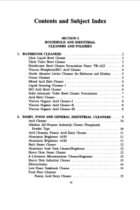 ADVANCED CLEANING PRODUCT FORMULATION C1 -