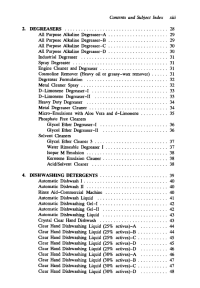 ADVANCED CLEANING PRODUCT FORMULATION C3 -