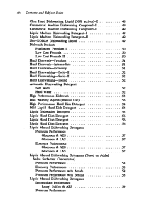 ADVANCED CLEANING PRODUCT FORMULATION C4 -