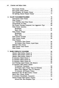 ADVANCED CLEANING PRODUCT FORMULATION C5 -