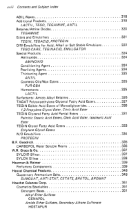 cosmetic additives an industrial guide C10 -
