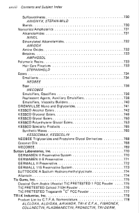 cosmetic additives an industrial guide C21 -