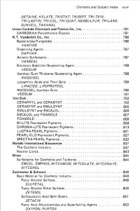 cosmetic additives an industrial guide C22 -