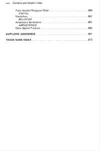 cosmetic additives an industrial guide C23 -