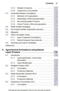 Chemistry and Technology of Agrochemical Formulations c5 -