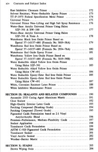Water Based Paint Formulations C6 -