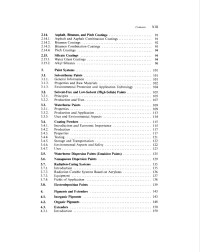 paint Coatings and Solvents C3 -